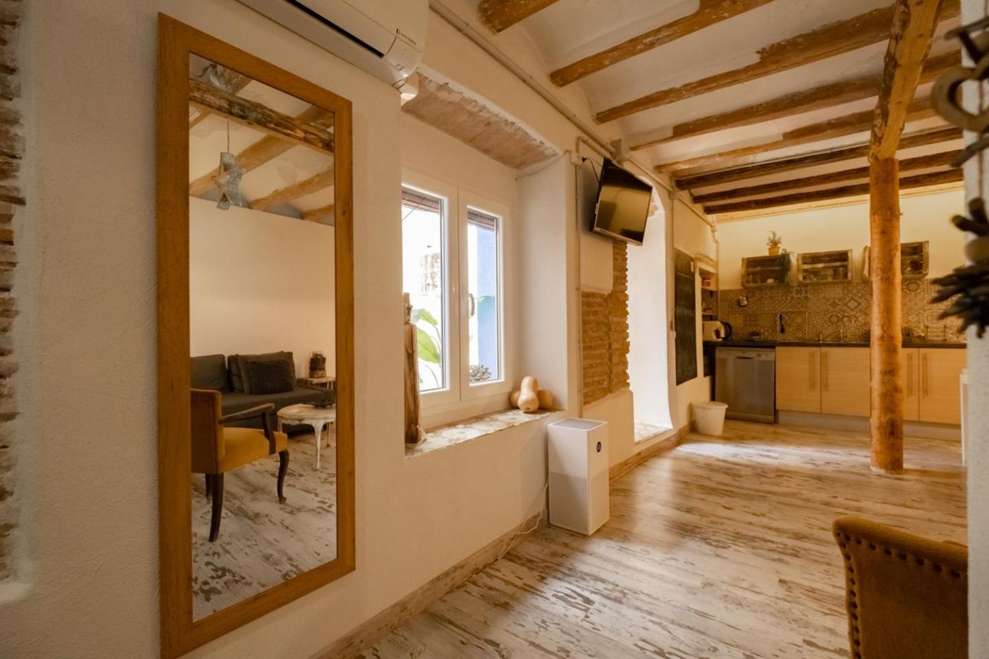 Apartamento En El Corazon De Tarragona. Planta Baja Con Patio. Extérieur photo