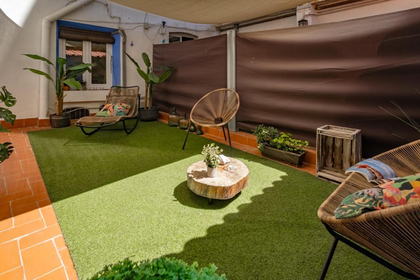 Apartamento En El Corazon De Tarragona. Planta Baja Con Patio. Extérieur photo