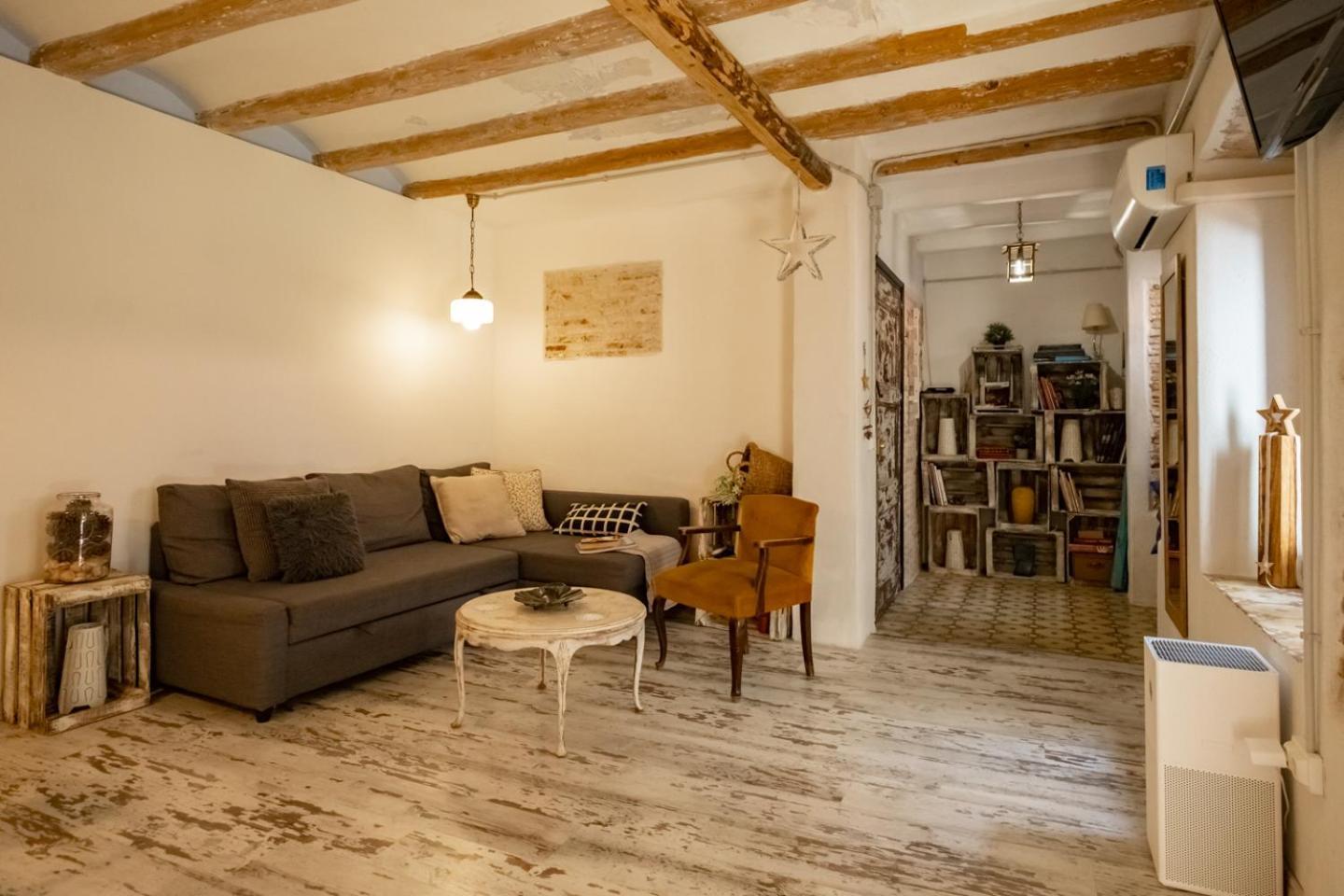 Apartamento En El Corazon De Tarragona. Planta Baja Con Patio. Extérieur photo